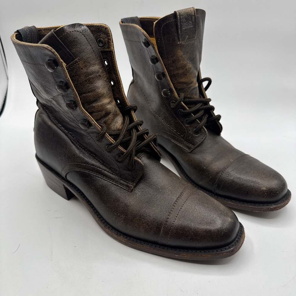 Adams Boots Made by Siete Leguas Western Brown Booties Size 6.5